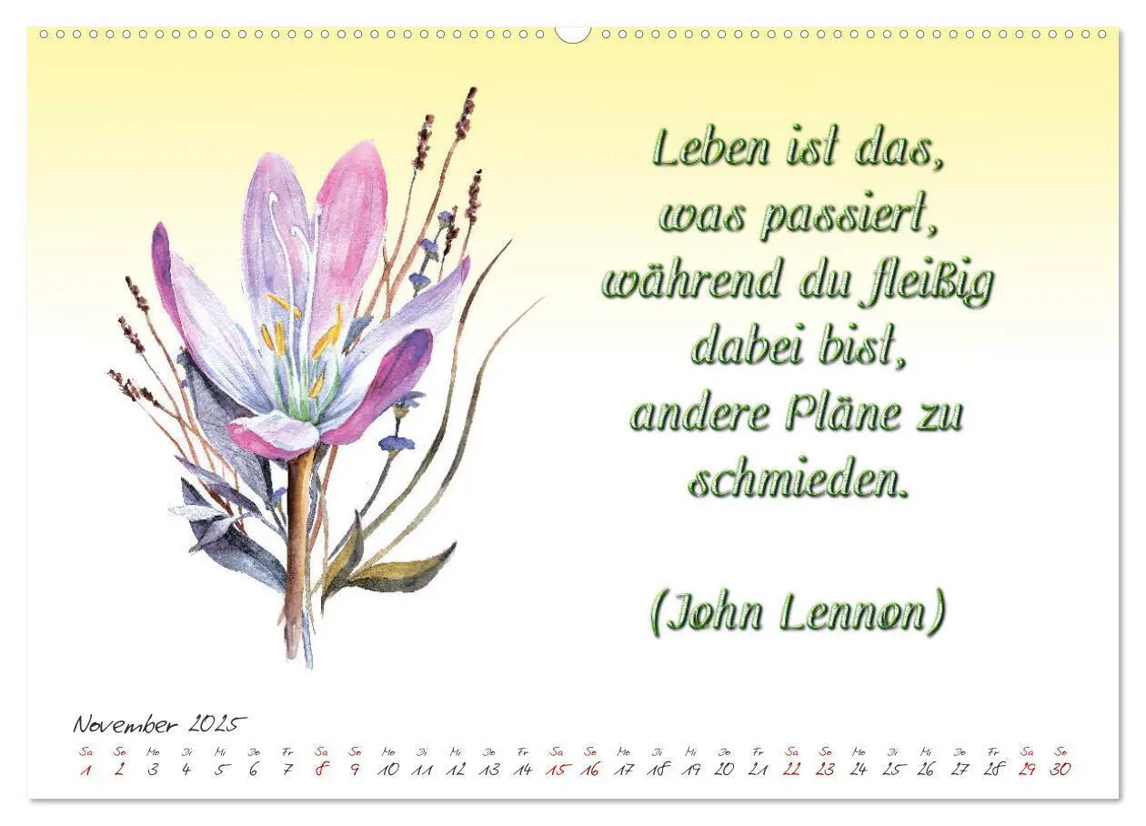 Bild: 9783435397990 | 12 unterhaltsame Zitate für ein schönes Jahr (Wandkalender 2025 DIN...