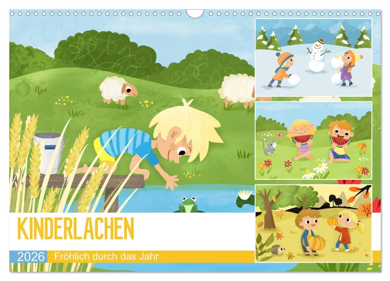 Cover: 9783457627990 | KINDERLACHEN - Fröhlich durch das Jahr - Ein Kinderkalender...