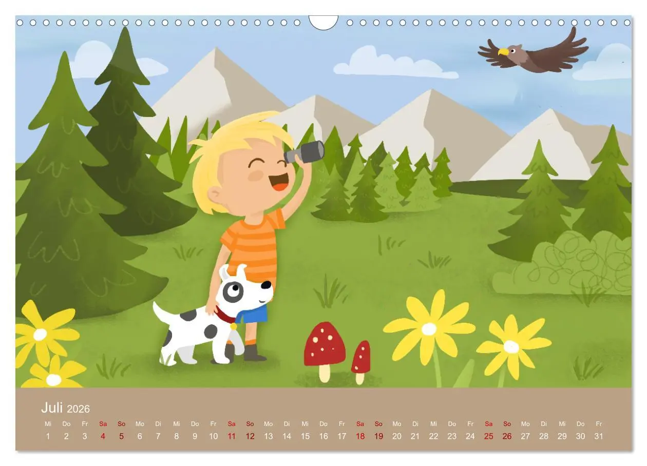 Bild: 9783457627990 | KINDERLACHEN - Fröhlich durch das Jahr - Ein Kinderkalender...