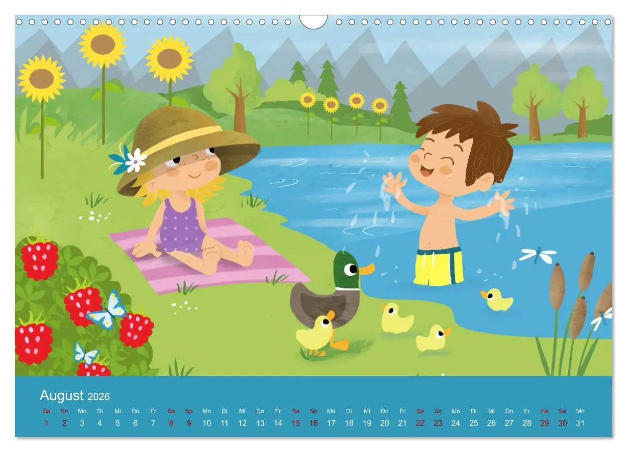 Bild: 9783457627990 | KINDERLACHEN - Fröhlich durch das Jahr - Ein Kinderkalender...