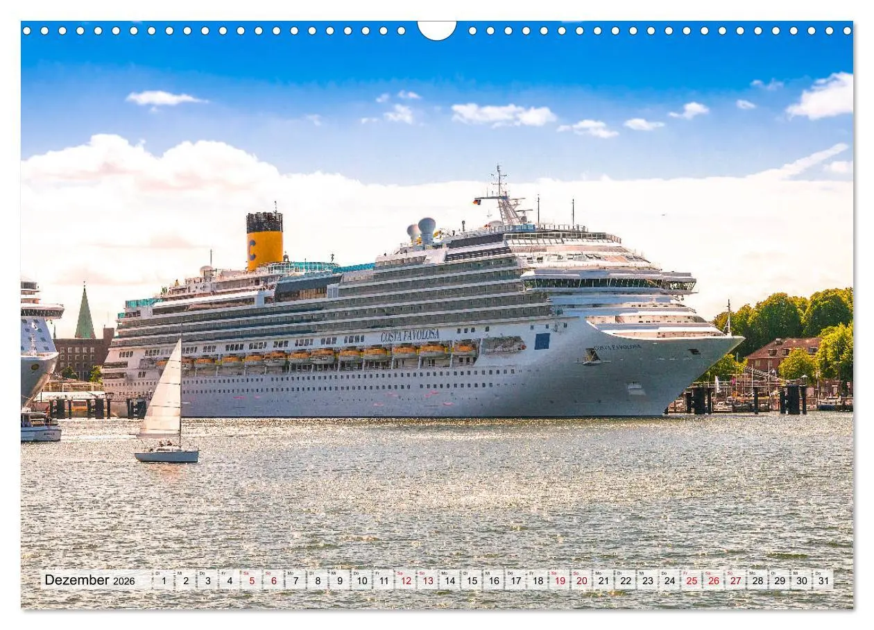 Bild: 9783457867990 | Kreuzfahrtschiffe 2026 (Wandkalender 2026 DIN A3 quer), CALVENDO...