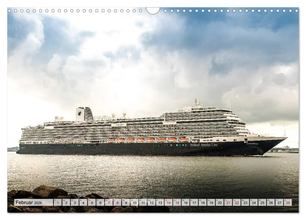 Bild: 9783457867990 | Kreuzfahrtschiffe 2026 (Wandkalender 2026 DIN A3 quer), CALVENDO...
