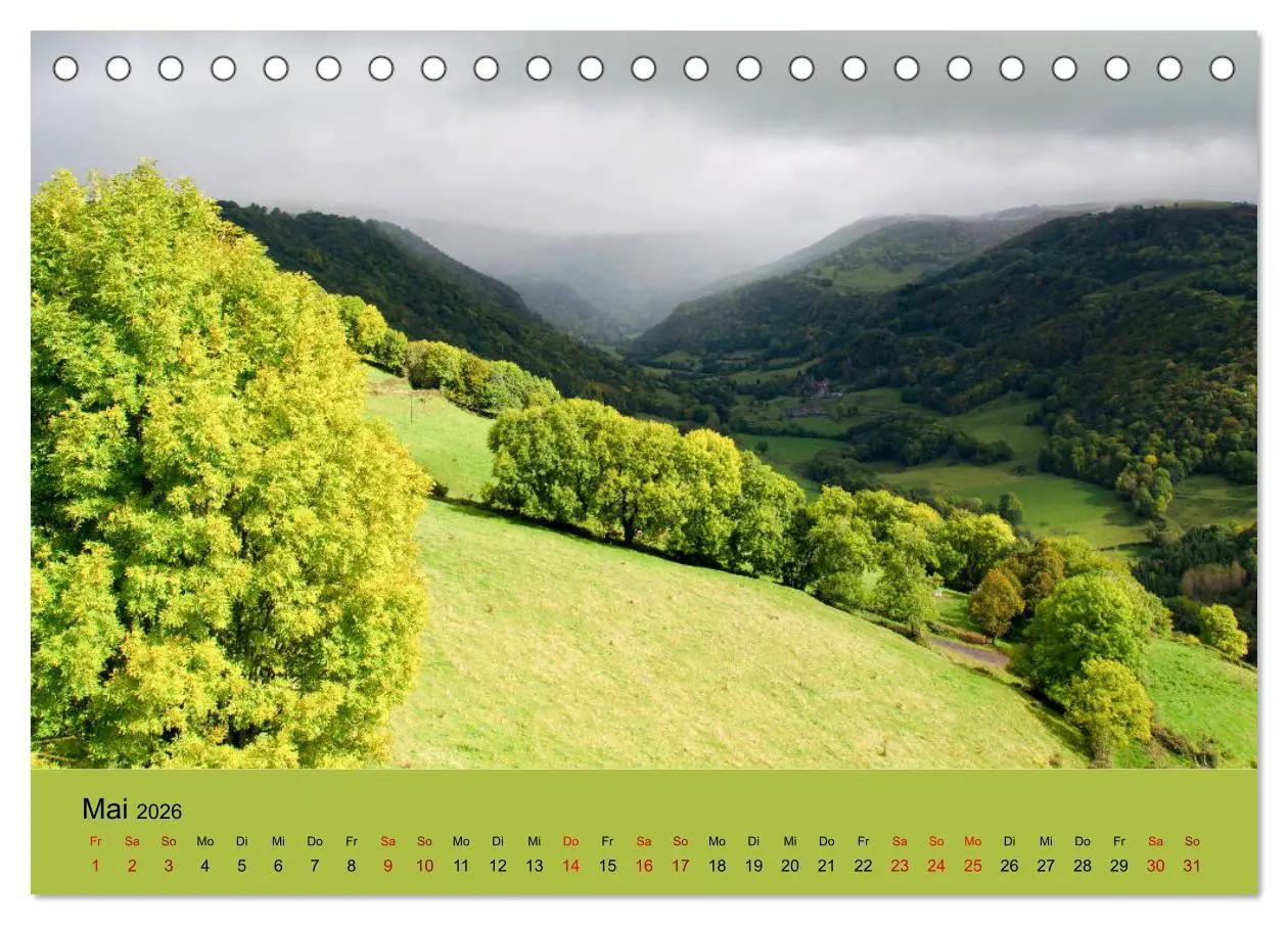 Bild: 9783457937990 | Naturparadies Auvergne (Tischkalender 2026 DIN A5 quer), CALVENDO...