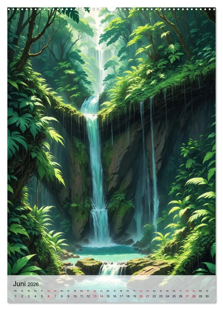 Bild: 9783516267990 | Fantastische Anime Welten (hochwertiger Premium Wandkalender 2026...