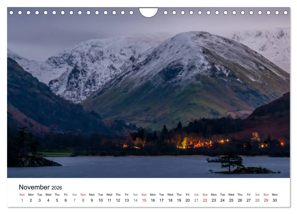 Bild: 9783516577990 | The Lake District 2026 Calendar (Wall Calendar 2026 DIN A4...