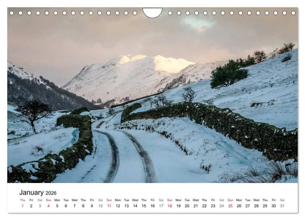 Bild: 9783516577990 | The Lake District 2026 Calendar (Wall Calendar 2026 DIN A4...