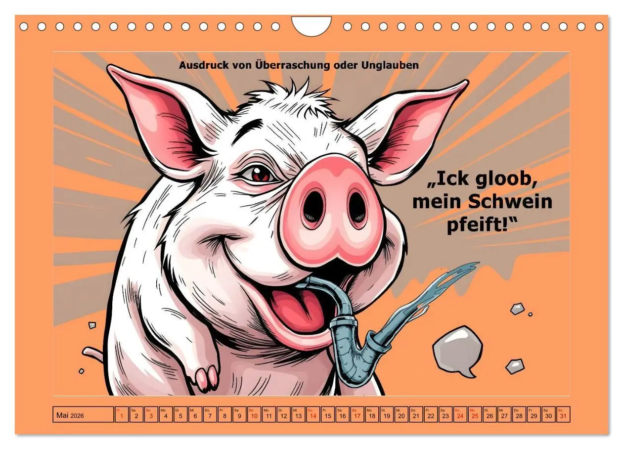 Bild: 9783516647990 | Liebenswerte Berliner Mundart (Wandkalender 2026 DIN A4 quer),...
