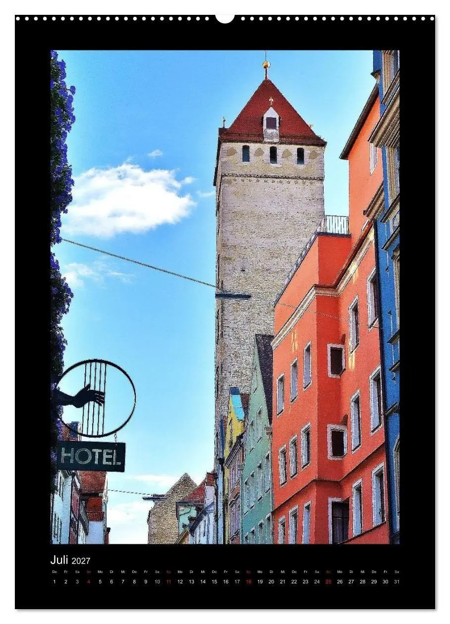 Bild: 9783569977990 | Gassen und Türme in Regensburg (Wandkalender 2027 DIN A2 hoch),...