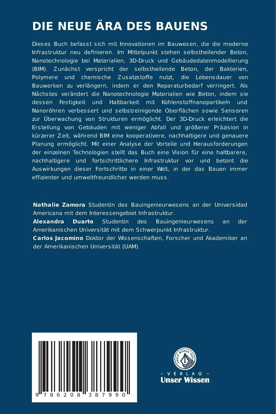 Rückseite: 9786208387990 | DIE NEUE ÄRA DES BAUENS | Spielverändernde Materialien | Taschenbuch