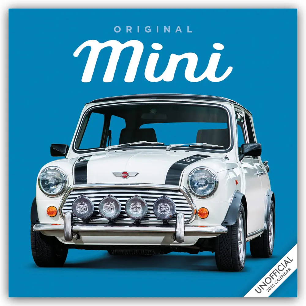 Cover: 9781529848090 | Original Mini - Autos 2026 - Wand-Kalender | Carousel Calendar | 14 S.
