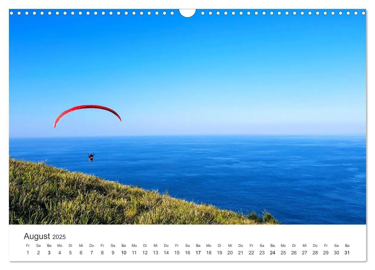 Bild: 9783383958090 | Paragleiten - Der Wunsch vom Fliegen. (Wandkalender 2025 DIN A3...