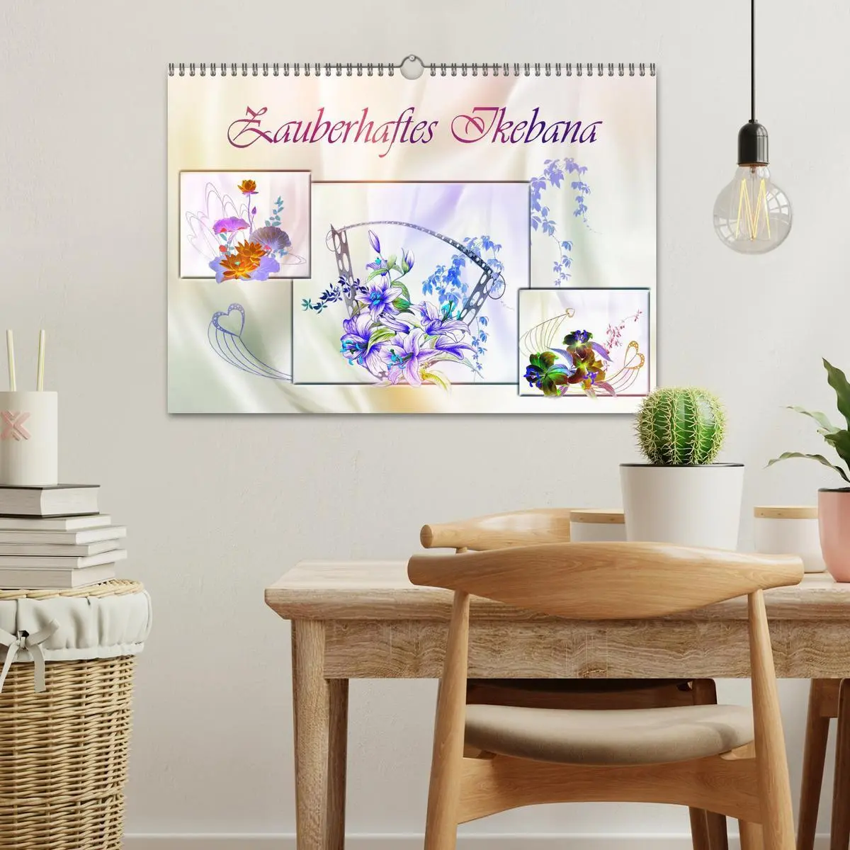 Bild: 9783457828090 | Zauberhaftes Ikebana (Wandkalender 2026 DIN A3 quer), CALVENDO...
