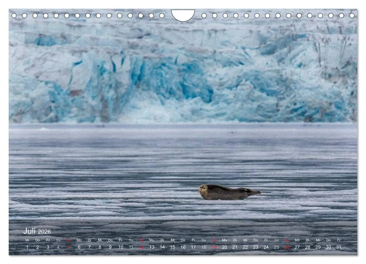 Bild: 9783516088090 | Spitzbergen - Impressionen aus der Arktis (Wandkalender 2026 DIN A4...