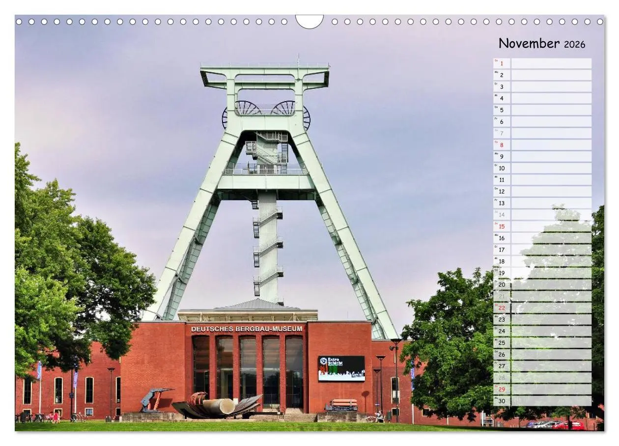 Bild: 9783516228090 | Bochum / Geburtstagskalender (Wandkalender 2026 DIN A3 quer),...