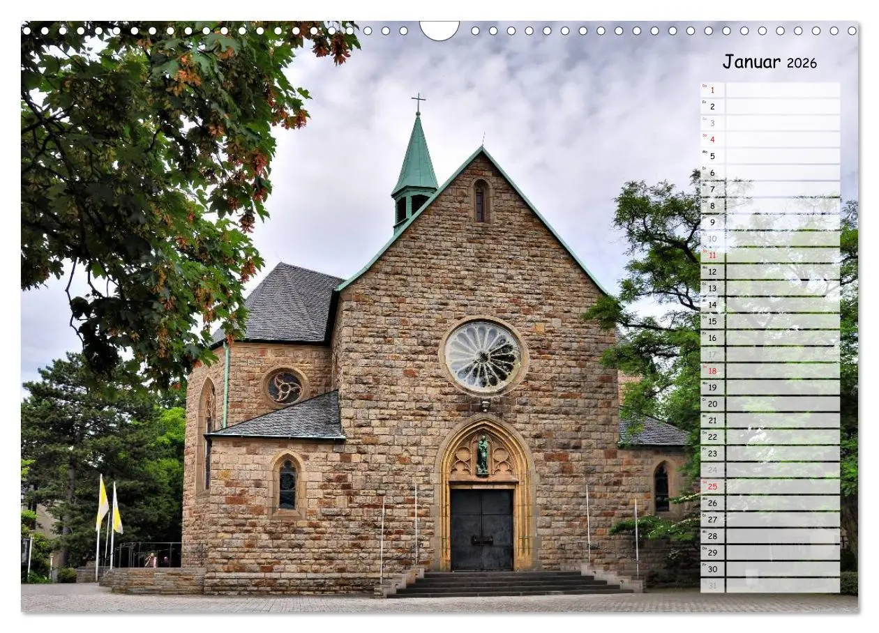Bild: 9783516228090 | Bochum / Geburtstagskalender (Wandkalender 2026 DIN A3 quer),...