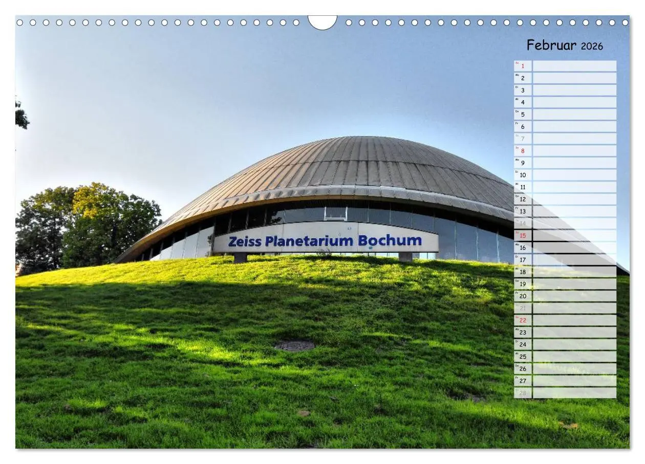 Bild: 9783516228090 | Bochum / Geburtstagskalender (Wandkalender 2026 DIN A3 quer),...