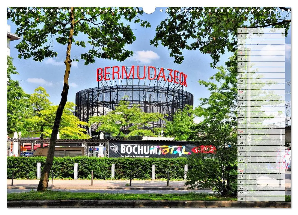Bild: 9783516228090 | Bochum / Geburtstagskalender (Wandkalender 2026 DIN A3 quer),...