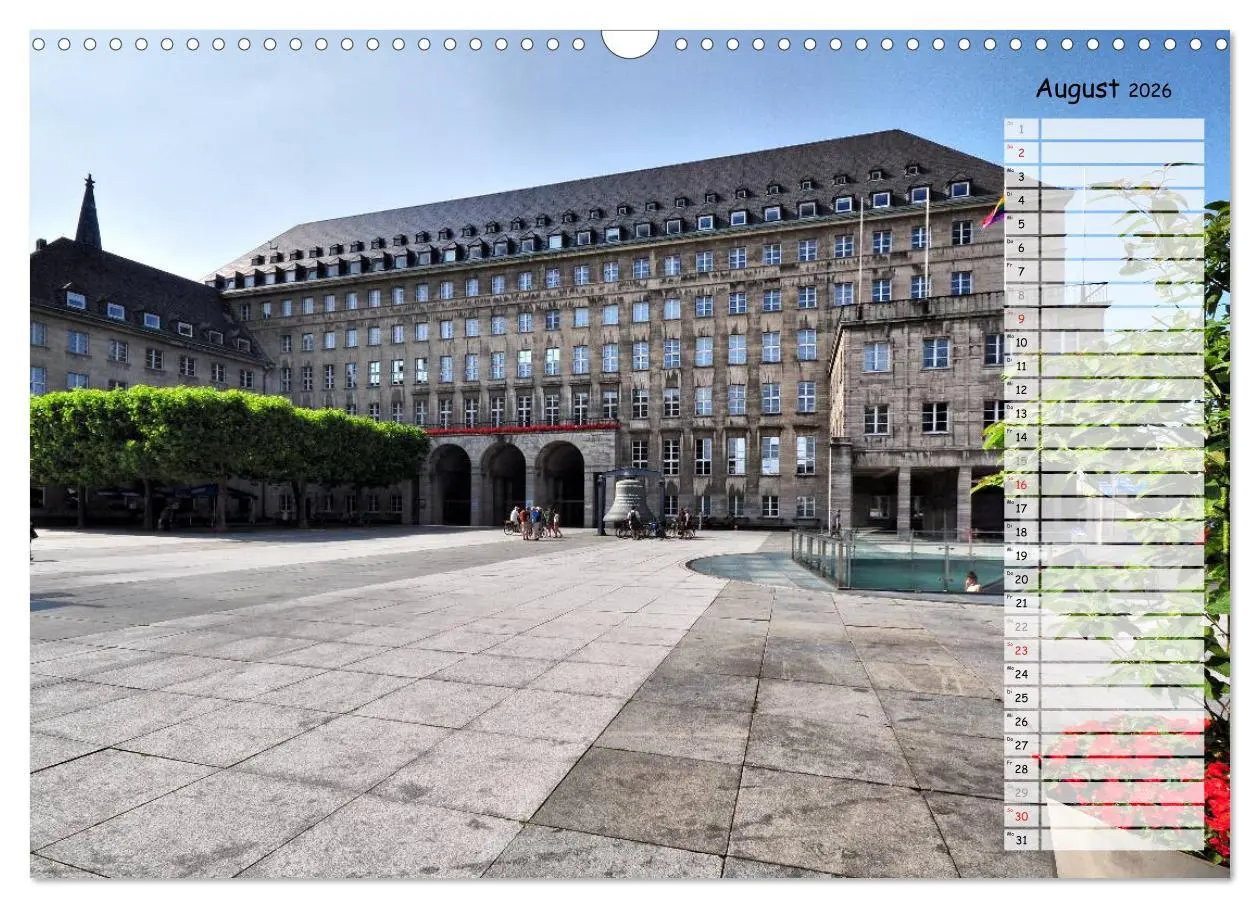 Bild: 9783516228090 | Bochum / Geburtstagskalender (Wandkalender 2026 DIN A3 quer),...