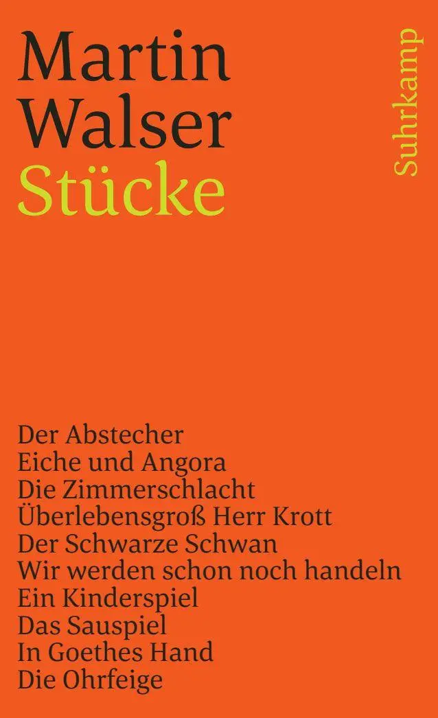 Cover: 9783518378090 | Stücke | Martin Walser | Taschenbuch | 595 S. | Deutsch | 1987