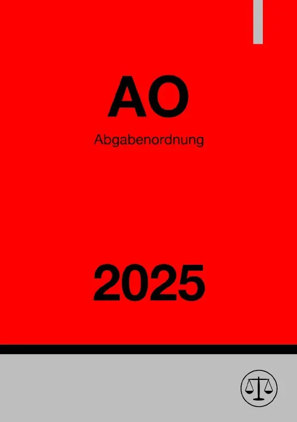 Cover: 9783818728090 | Abgabenordnung - AO 2025 | Ronny Studier | Taschenbuch | 296 S. | 2024