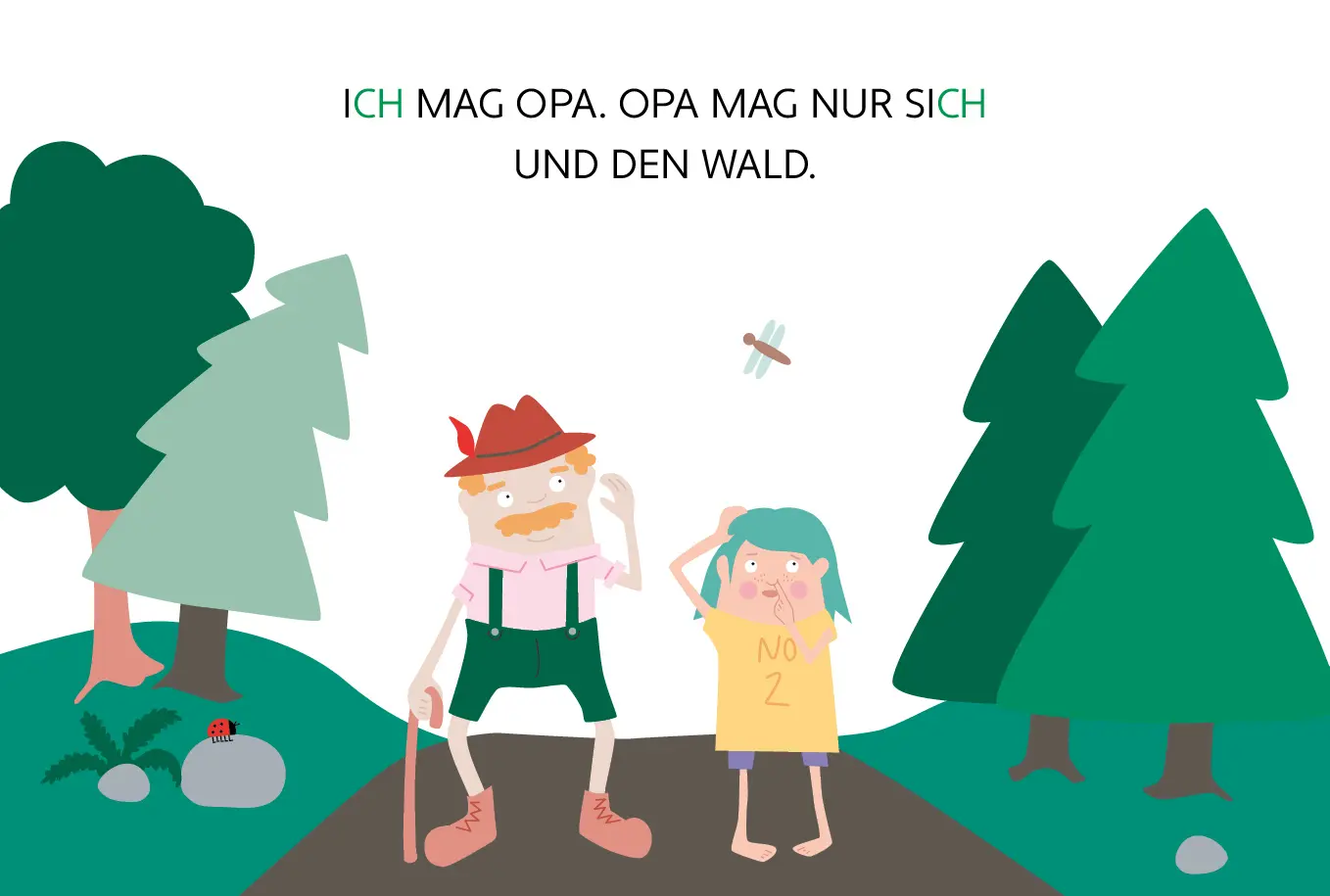 Bild: 9783911098090 | OPA UND DER WOLF | in Großbuchstaben | Inge Bosse | Buch | 16 S.