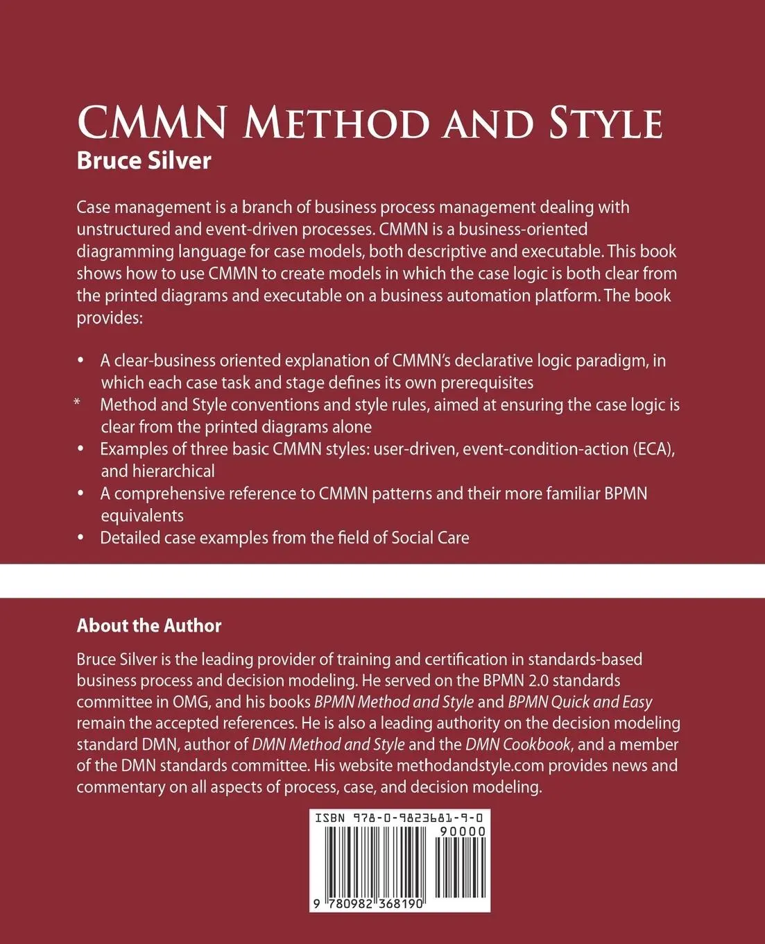 Rückseite: 9780982368190 | CMMN Method and Style | Bruce Silver | Taschenbuch | Englisch | 2020