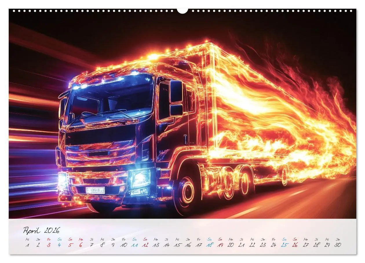 Bild: 9783457298190 | Giganten der Straße (hochwertiger Premium Wandkalender 2026 DIN A2...