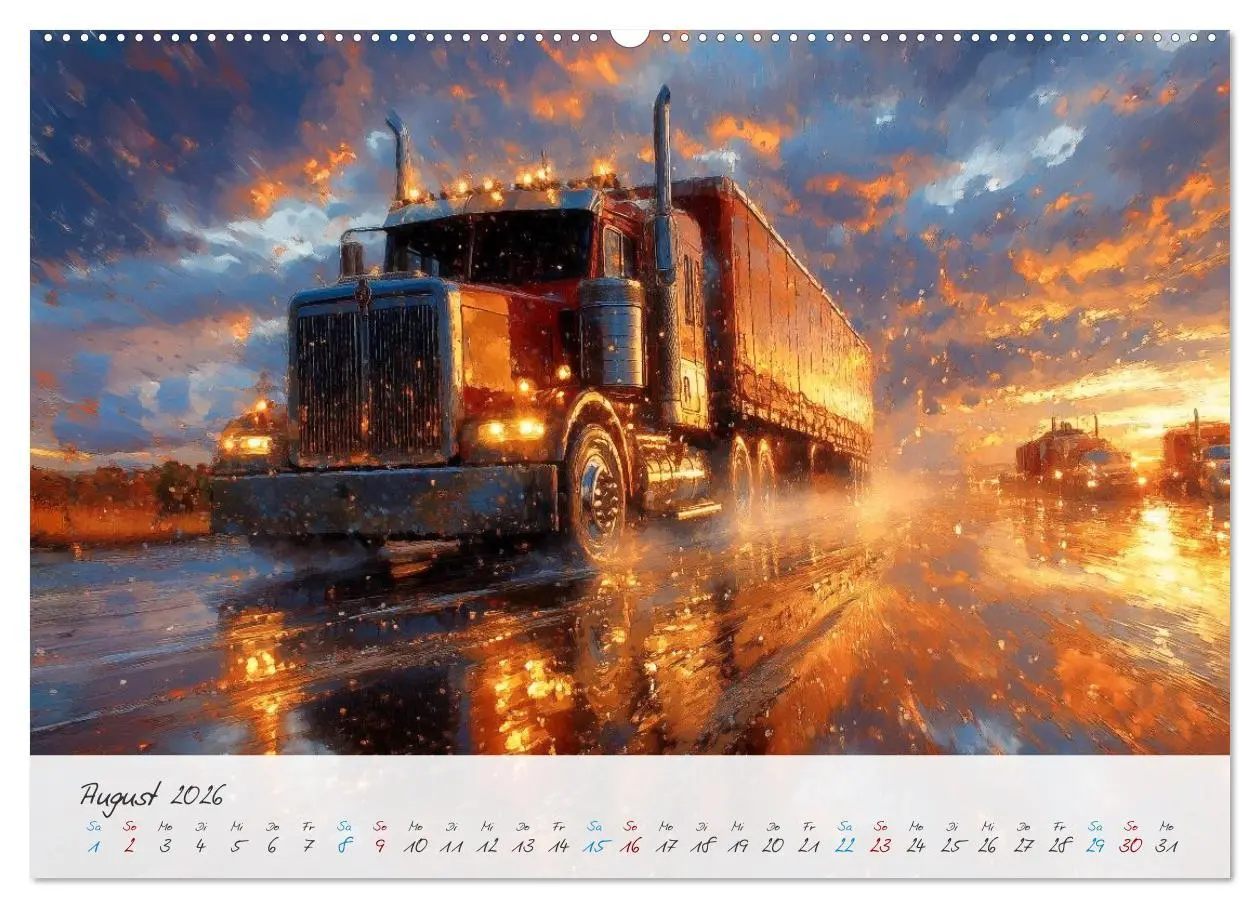 Bild: 9783457298190 | Giganten der Straße (hochwertiger Premium Wandkalender 2026 DIN A2...