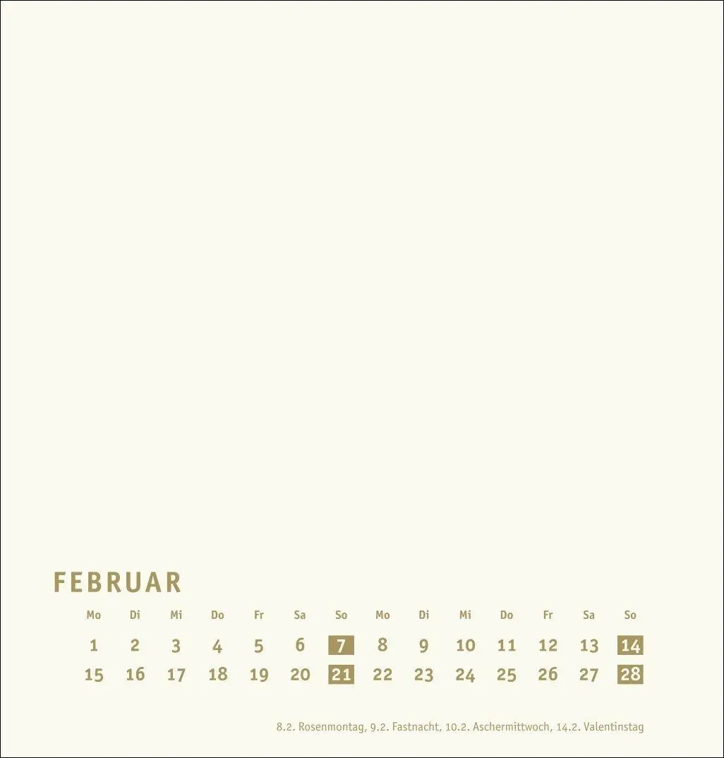 Bild: 9783756418190 | Premium-Bastelkalender gold mittel 2027 | Heye | Kalender | 14 S.