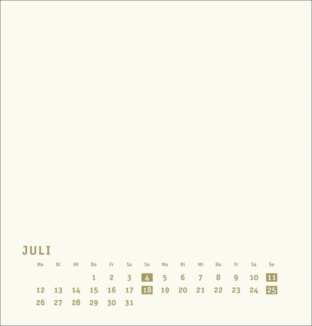 Bild: 9783756418190 | Premium-Bastelkalender gold mittel 2027 | Heye | Kalender | 14 S.