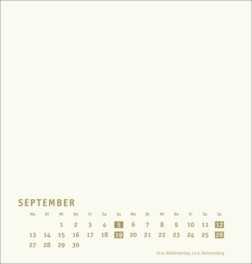 Bild: 9783756418190 | Premium-Bastelkalender gold mittel 2027 | Heye | Kalender | 14 S.