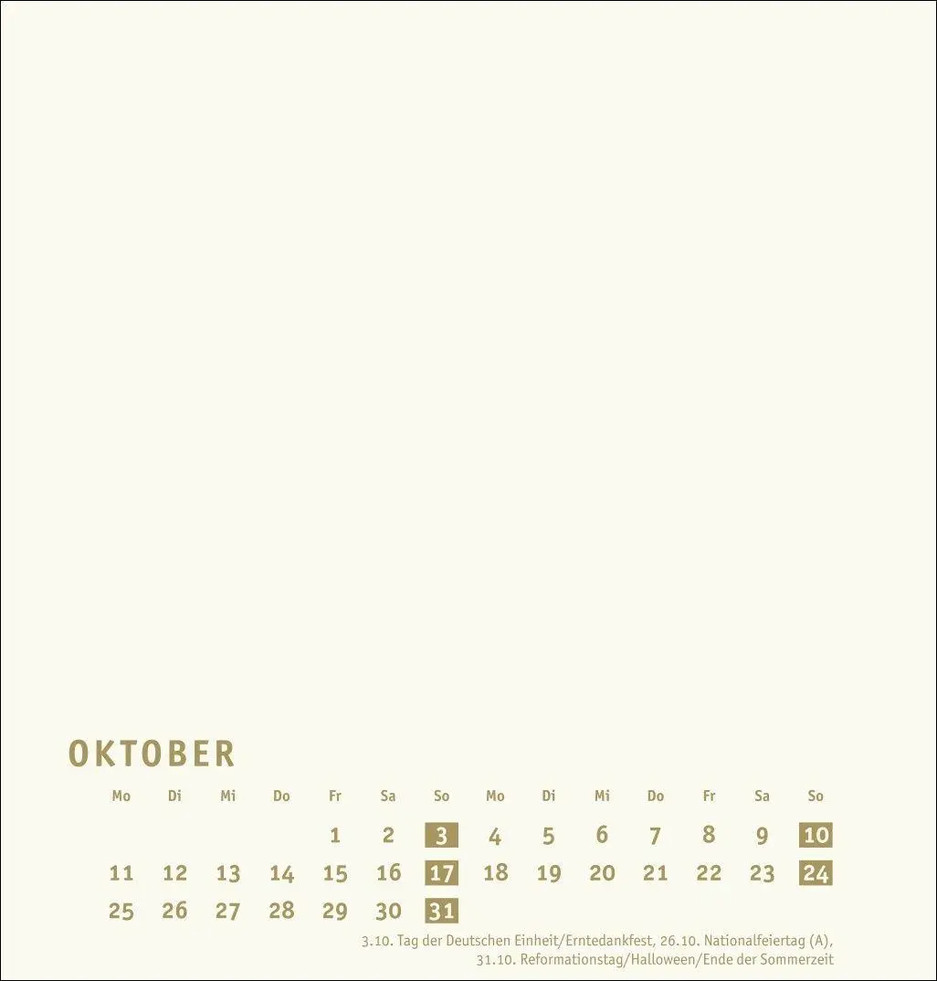Bild: 9783756418190 | Premium-Bastelkalender gold mittel 2027 | Heye | Kalender | 14 S.