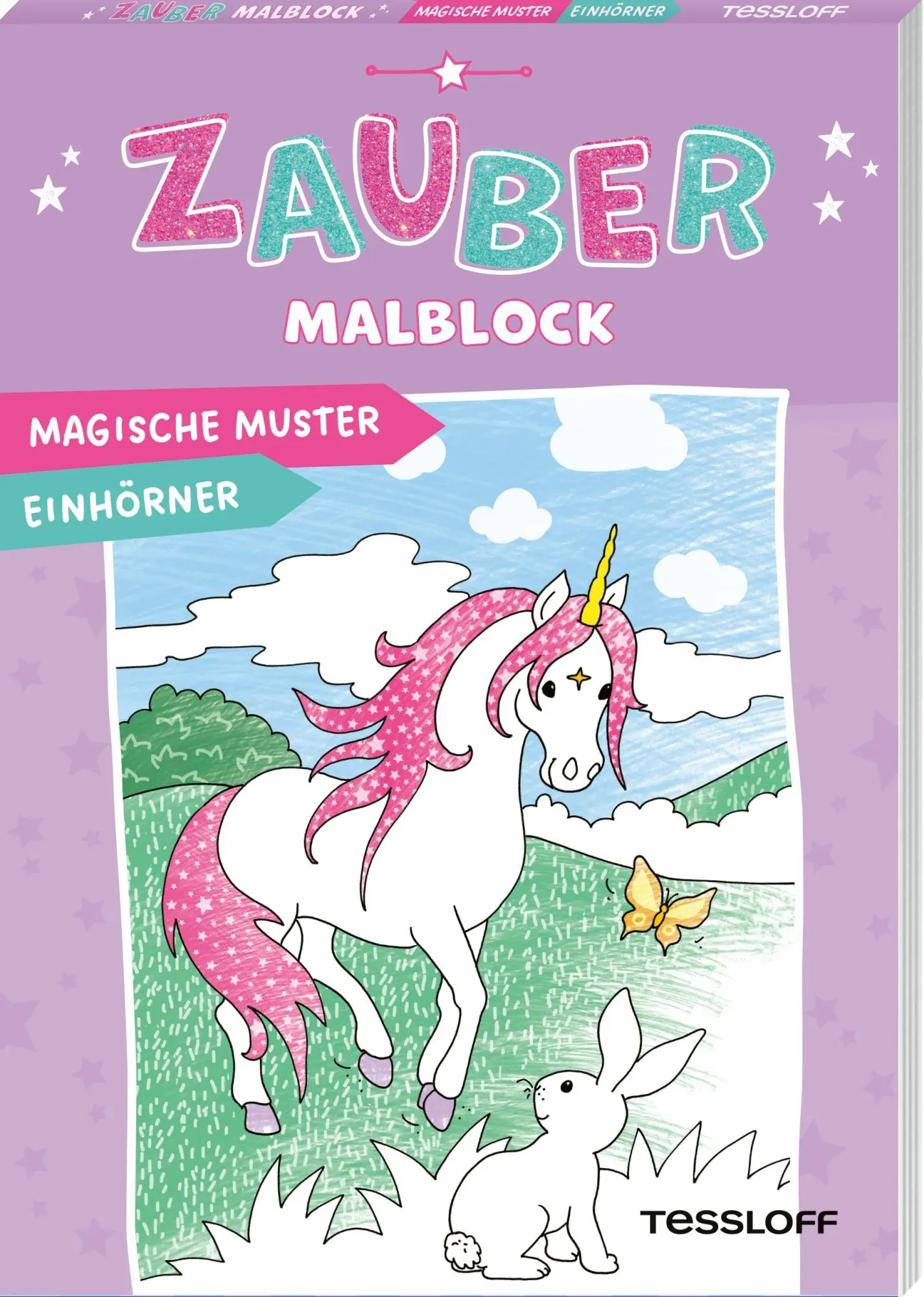 Cover: 9783788648190 | Zaubermalblock. Magische Muster. Einhörner | Mit tollen Effekten
