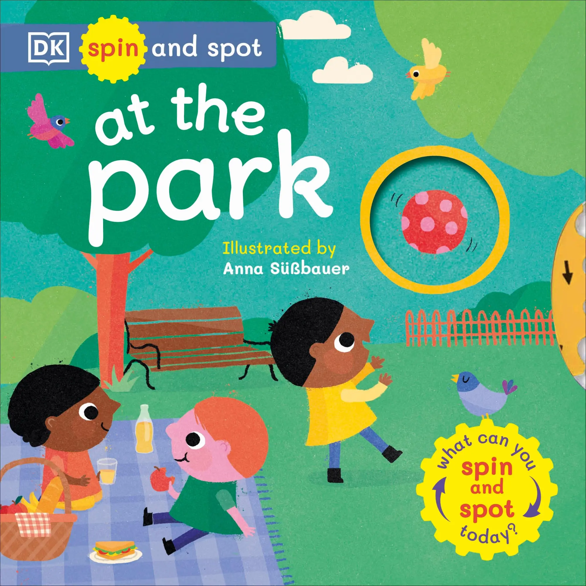 Cover: 9780241598290 | Spin and Spot: At the Park | What Can You Spin and Spot Today? | Dk