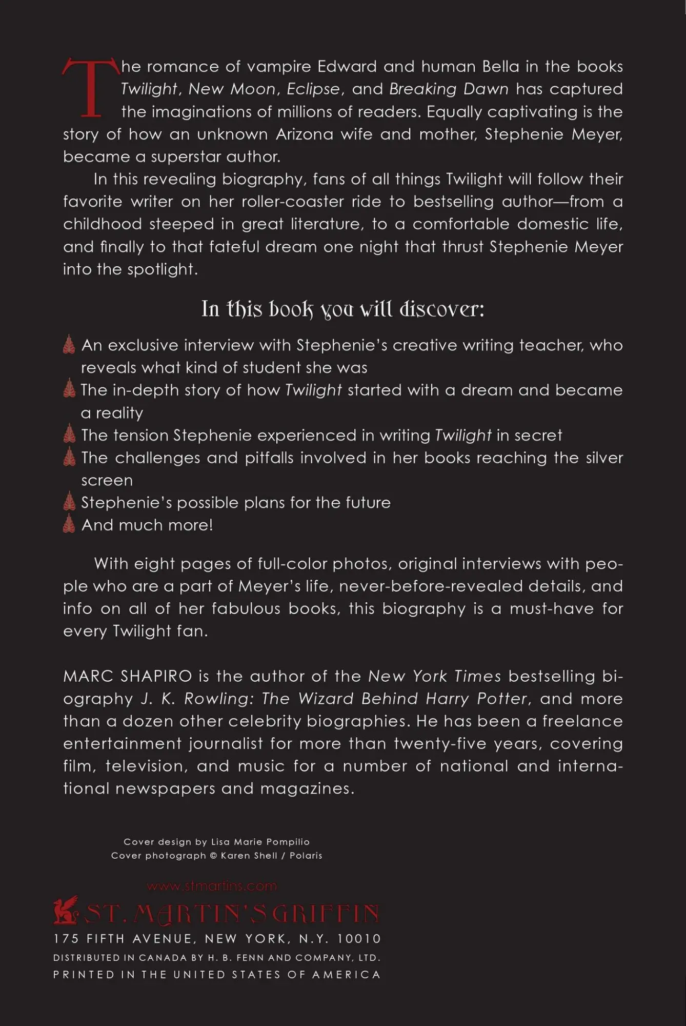 Rückseite: 9780312638290 | Stephenie Meyer | Marc Shapiro | Taschenbuch | Kartoniert / Broschiert
