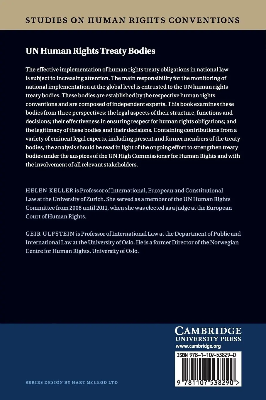 Rückseite: 9781107538290 | UN Human Rights Treaty Bodies | Helen Keller (u. a.) | Taschenbuch