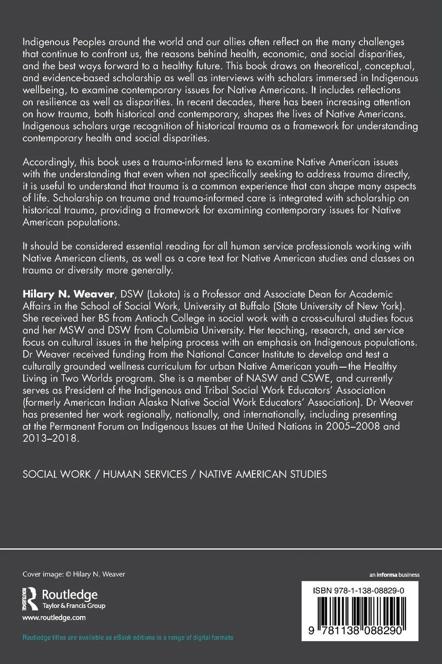 Rückseite: 9781138088290 | Trauma and Resilience in the Lives of Contemporary Native Americans