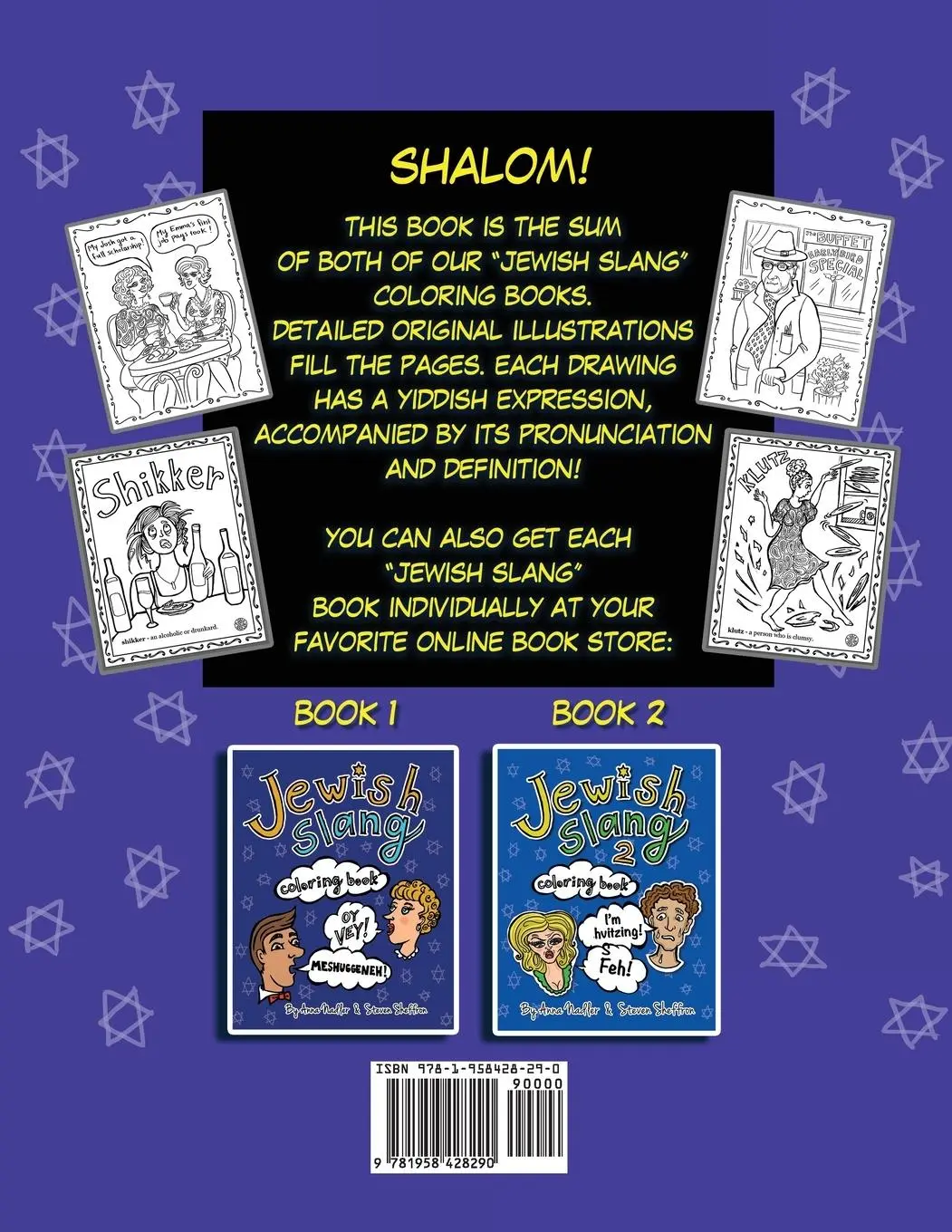 Rückseite: 9781958428290 | The Big Coloring Book of Jewish Slang | Anna Nadler (u. a.) | Buch