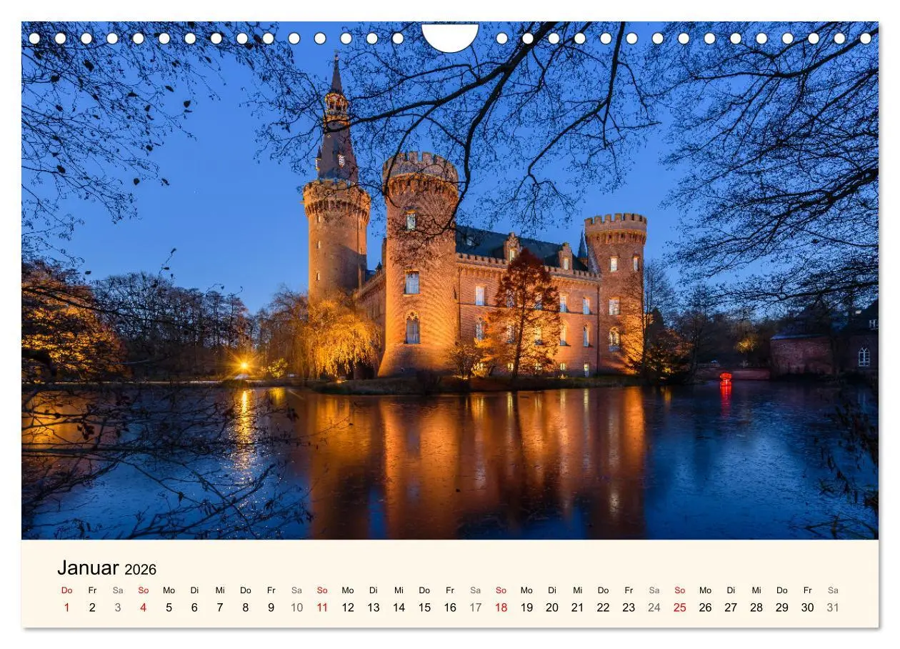 Bild: 9783457598290 | Schlösser und Burgen in NRW (Wandkalender 2026 DIN A4 quer),...