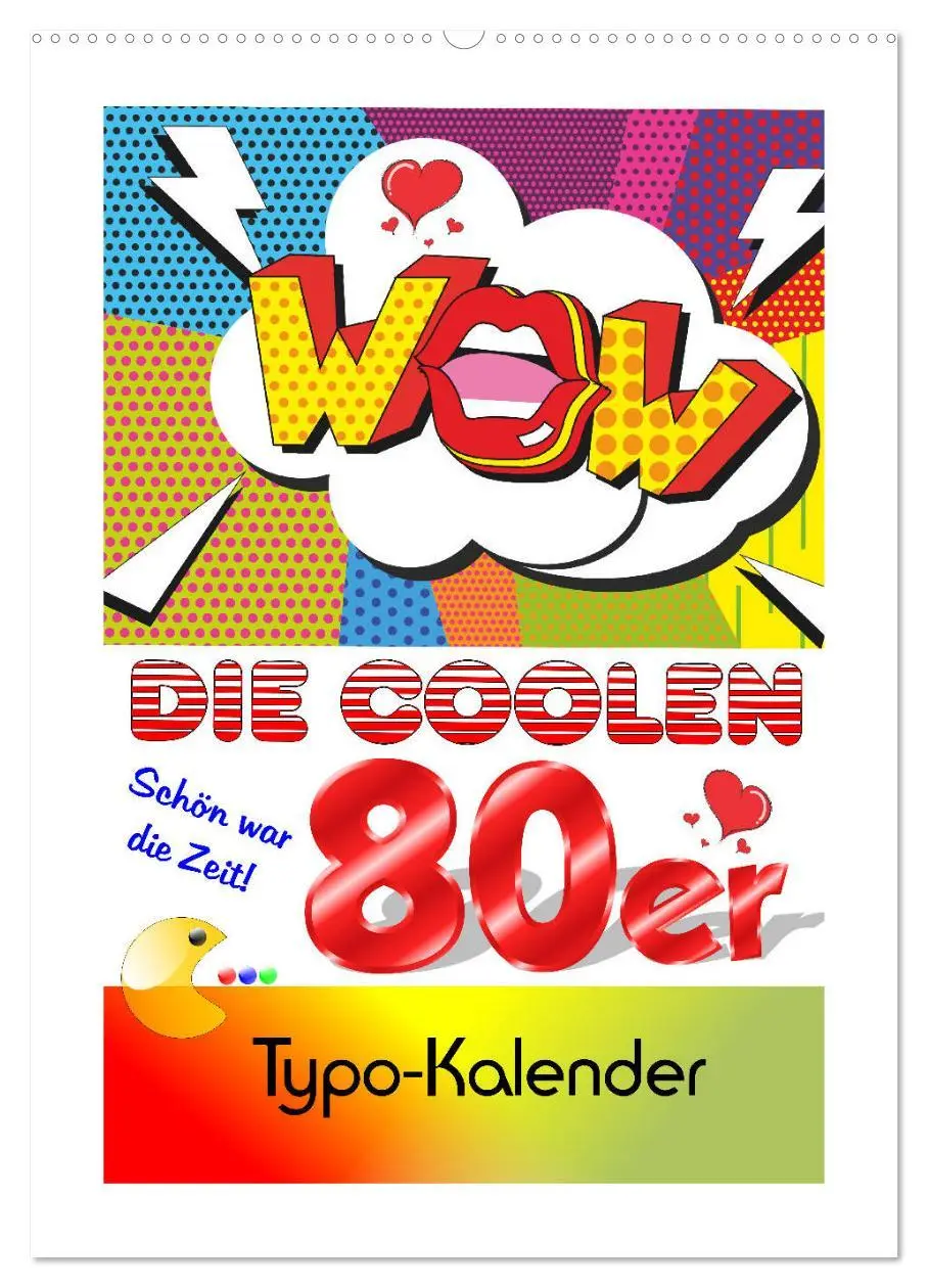 Cover: 9783516378290 | Die coolen 80er. Schön war die Zeit! (Wandkalender 2026 DIN A2...