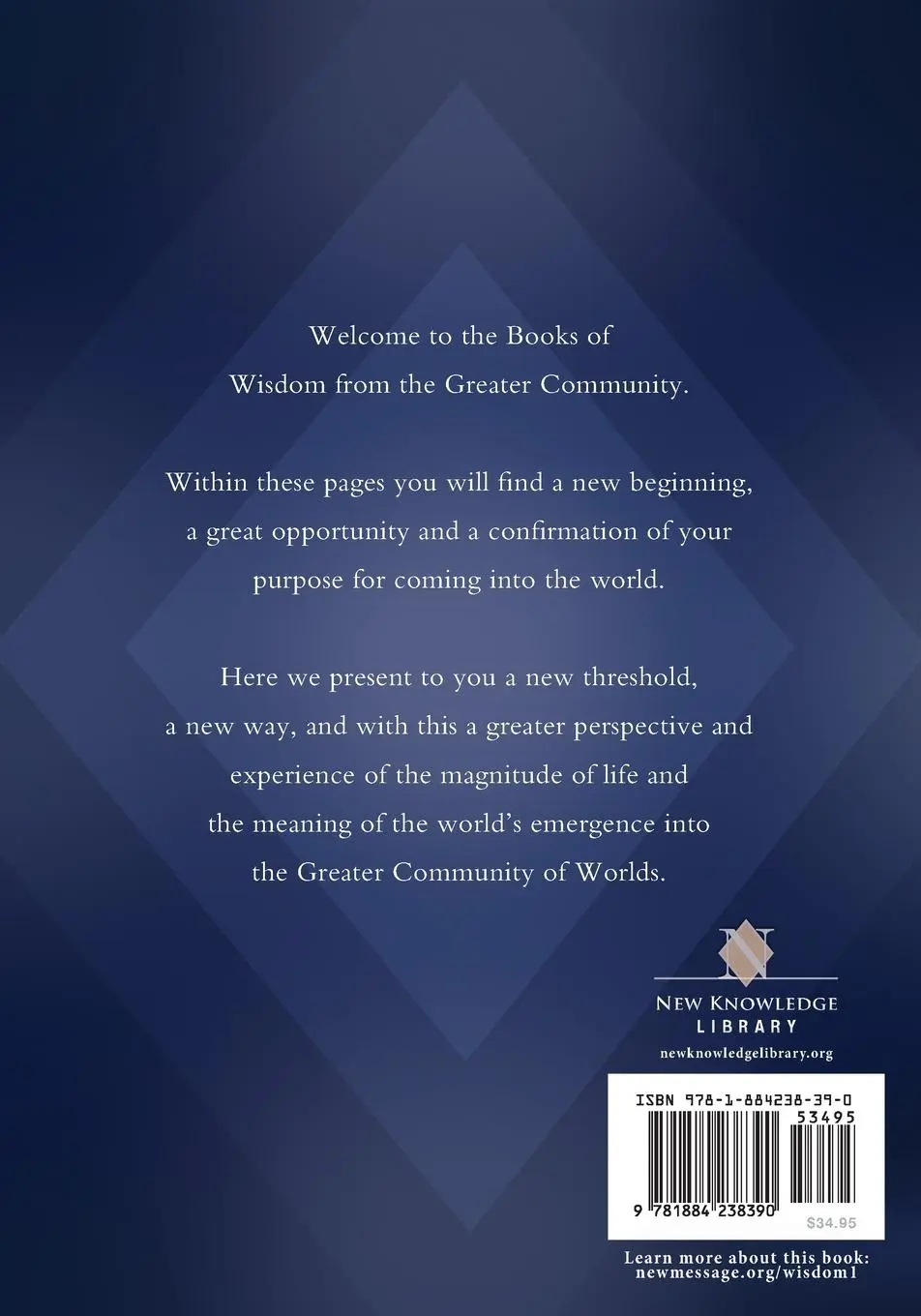 Rückseite: 9781884238390 | Wisdom from the Greater Community | Book One | Marshall Vian Summers