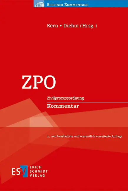 Cover: 9783503188390 | ZPO | Zivilprozessordnung - - Kommentar | Christoph Kern (u. a.) | LIX
