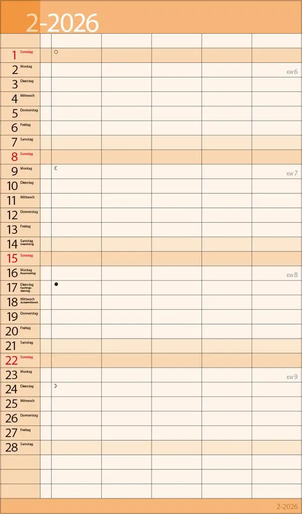 Bild: 9783731888390 | Familientimer 18 Monate 2026/2027 | Verlag Korsch | Kalender | 20 S.