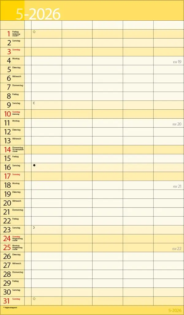 Bild: 9783731888390 | Familientimer 18 Monate 2026/2027 | Verlag Korsch | Kalender | 20 S.