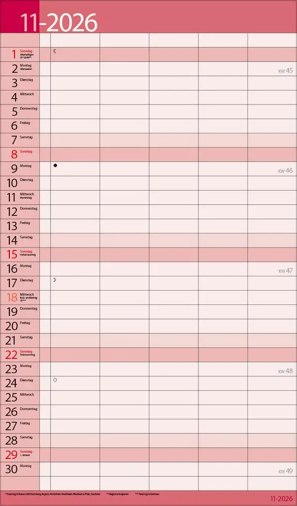 Bild: 9783731888390 | Familientimer 18 Monate 2026/2027 | Verlag Korsch | Kalender | 20 S.