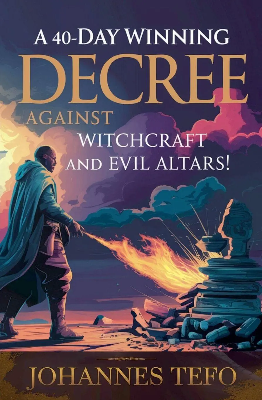 Cover: 9798230408390 | A 40 Day Winning Decree Against Witchcraft And Evil Altars | Tefo