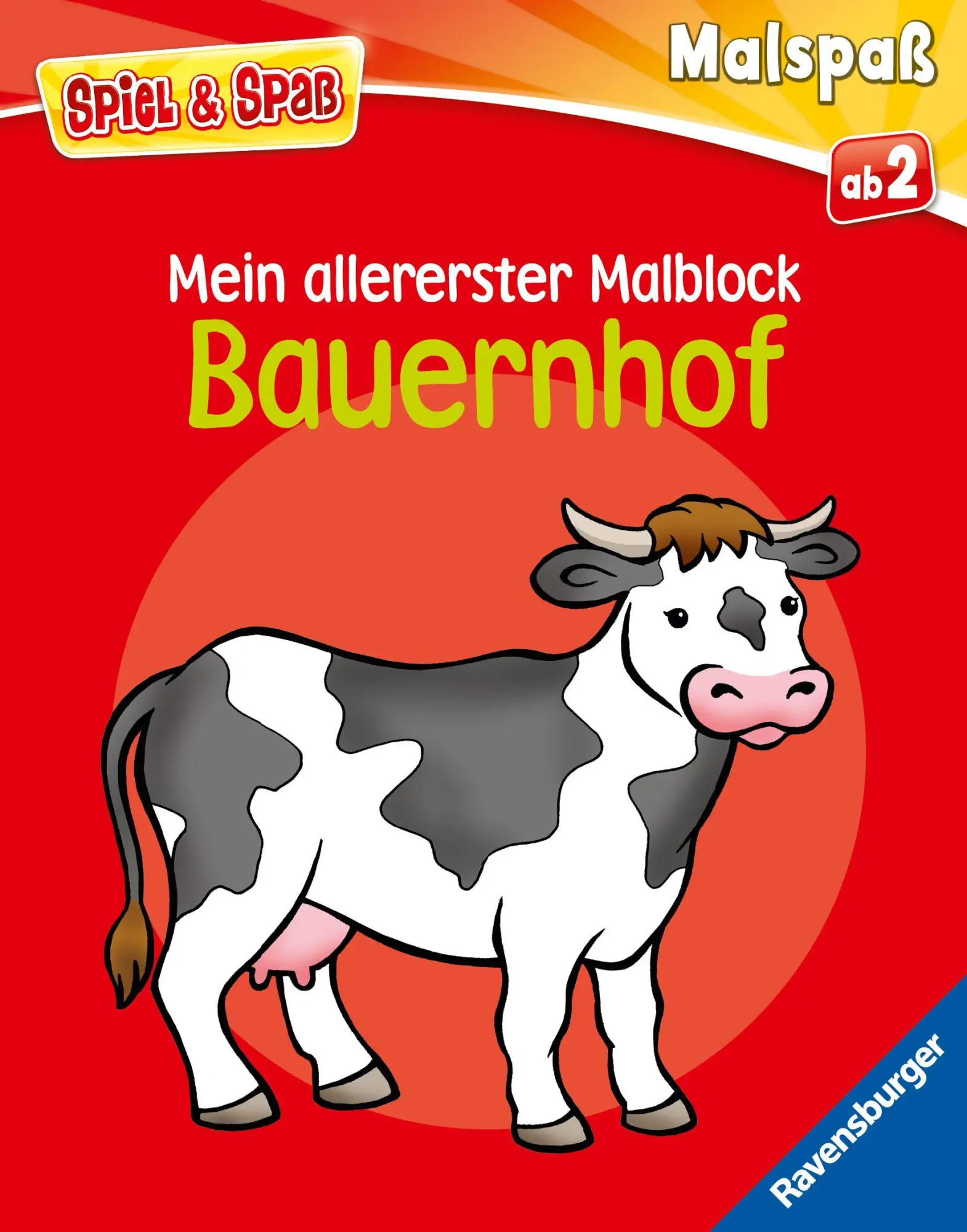 Cover: 9783473488490 | Spiel &amp; Spaß - Mein allererster Malblock: Bauernhof | Simone Pahl