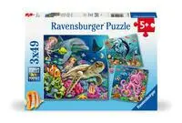 Cover: 4005555008590 | Kinderpuzzle 3x49 Teile - Bezaubernde Unterwasserwelt | Spiel | 2024