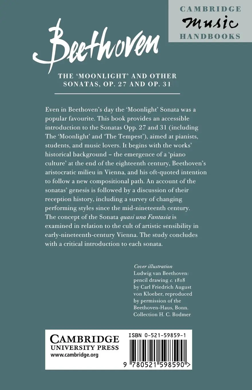 Rückseite: 9780521598590 | Beethoven | The 'Moonlight' and Other Sonatas, Op. 27 and Op. 31