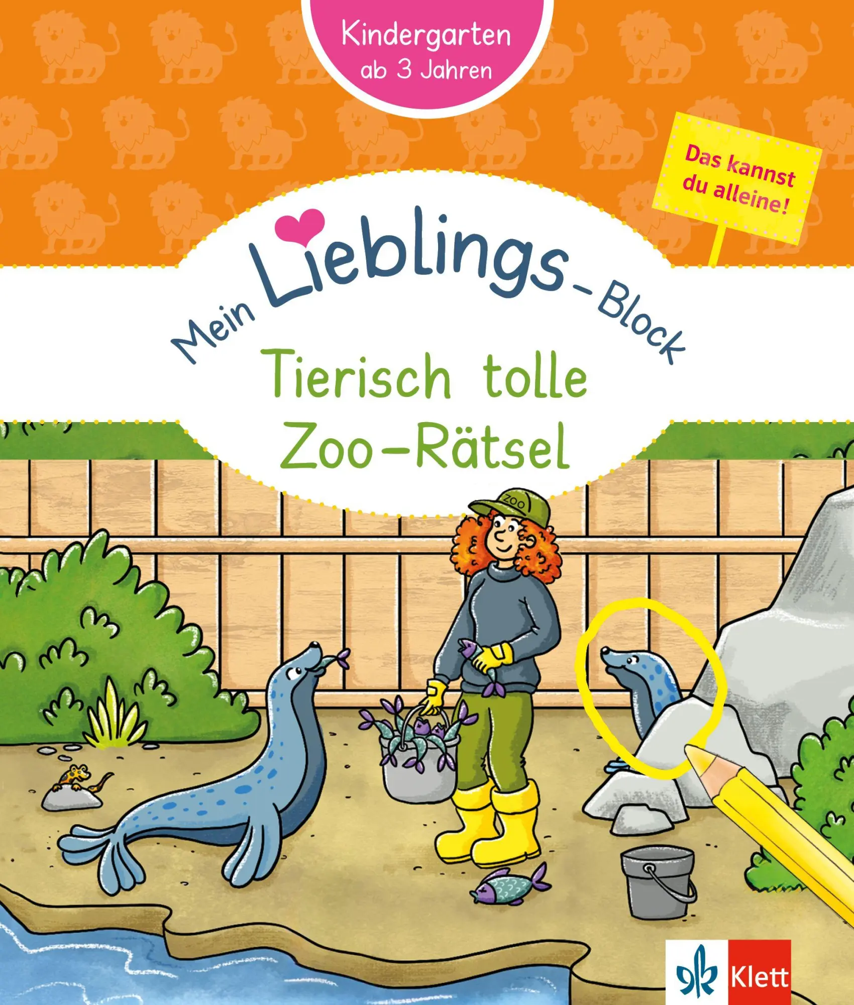 Cover: 9783129498590 | Klett Mein Lieblings-Block: Tierisch tolle Zoo-Rätsel | Taschenbuch